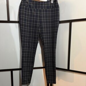 Counterparts Black/Gray/Red/Blue Plaid Leggings